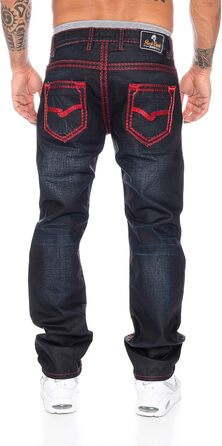 Чоловічі джинси Rock Creek преміум класу, чорні, модель RC-2092, 34W/32L