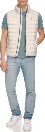 Жилет чоловічий Tommy Hilfiger Ultra Loft Quilted Puffer Vest, темно-синій/Ausflug, однотонний (Kräftig, 3X, Eis)