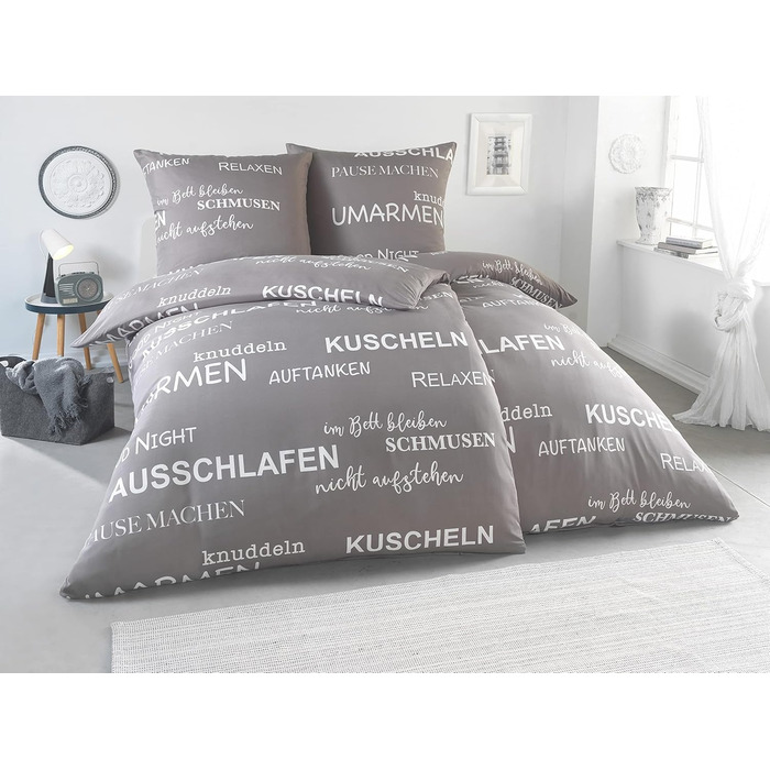 Комплект постільної білизни 4 частини 135x200 | 2 наволочки 80x80 | ÖkoTex, для алергіків