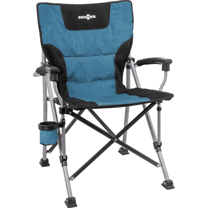 Стілець розкладний Brunner Raptor Compack Avio-Schwarz 120 кг з сумкою