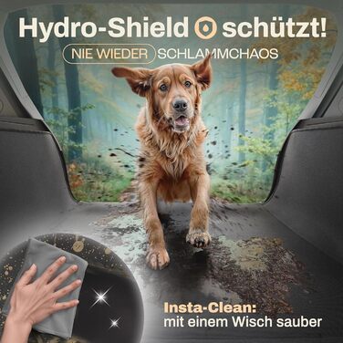 Захист для багажника авто для собак HELDENWERK: водонепроникний, з захистом бокових стінок та краю, універсальний, чорний