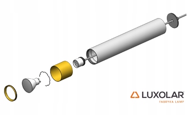 Стельова підвісна люстра-циліндр Kaszmir, бежевий екру, LED — для кухні, вітальні або над стільницею