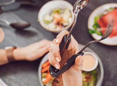 Featured on Shark Tank – transform utensils into a versatile multi-tool (er-Pack, black) (1)