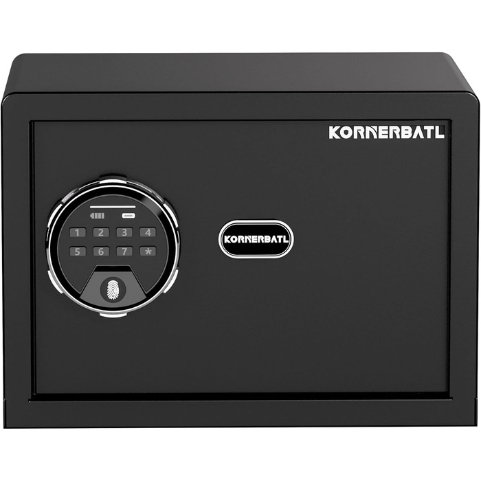 Сейф з відбитком пальця з LED-підсвічуванням – біометричний сейф з тихою системою відкривання, підсвічуванням клавіатури, з нержавіючої сталі, анти-злодійський