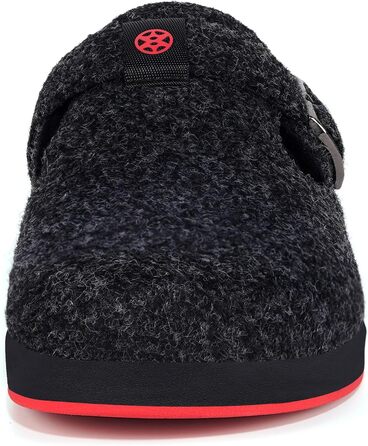 Тапочки халатні для дому Sisttke, чорні, унісекс, зимові, з змінним устілком (39 EU)