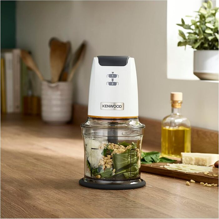 Подрібнювач Kenwood EasyChop CHP61.000WH білий, 500 Вт, 0.5 л, 2 швидкості, льододробар