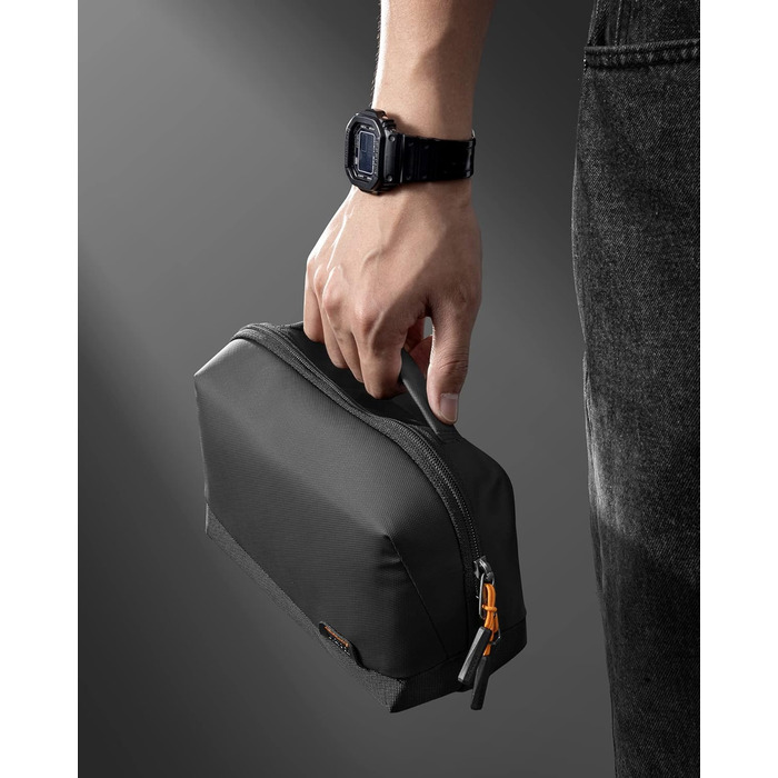 Inateck Electronics Case, Water-Resistant Accessory Bag, Gadget Organizer Bag, USB Cable Organizer, Travel-Friendly, AB03007