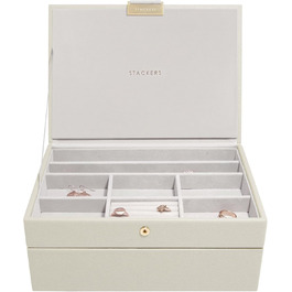 Набір скриньок для прикрас Stackers Classic Medium (Hellbeige), 2 шт.