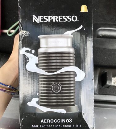 Кавомолотка для приготування молочної піни Nespresso Aeroccino3 3594 Black