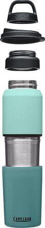 Camelbak Multibev Stainless Steel Vacuum Insulated Thermos Bottle (Coast/Lagoon, 503 ml)
