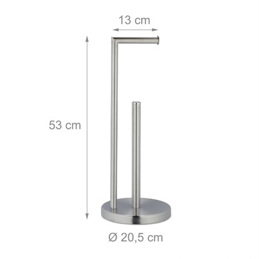 Relaxdays Standing Toilet Paper Holder