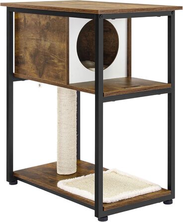 Feandrea Cat Scratching Post, Cat Tree, Sisal Posts, Vintage Brown PCT111H01