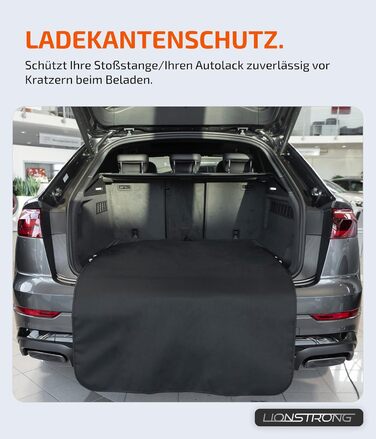 Захист для багажника автомобіля [З М'ЯКОЮ ПОВЕРХНЕЮ & ВОДОНЕПРОНИЙ] – Універсальний килимок для багажника, підходить для легкових автомобілів та SUV – Захист для багажника від бруду, подряпин та води (100x150 см)