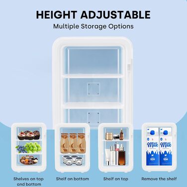 Mini холодильник Enventor 10L: компактний, тихий, з двозонним охолодженням (12V/220V) для авто, кімнати, офісу