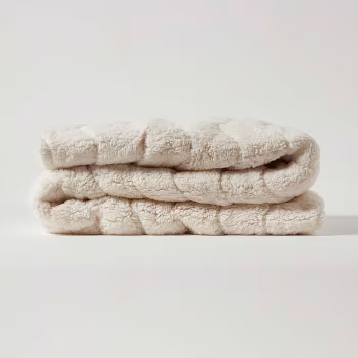 Homescapes Warmer Fleece Mattress Topper 90x200 cm, Cozy Plush Mattress Pad with Fitted Edges