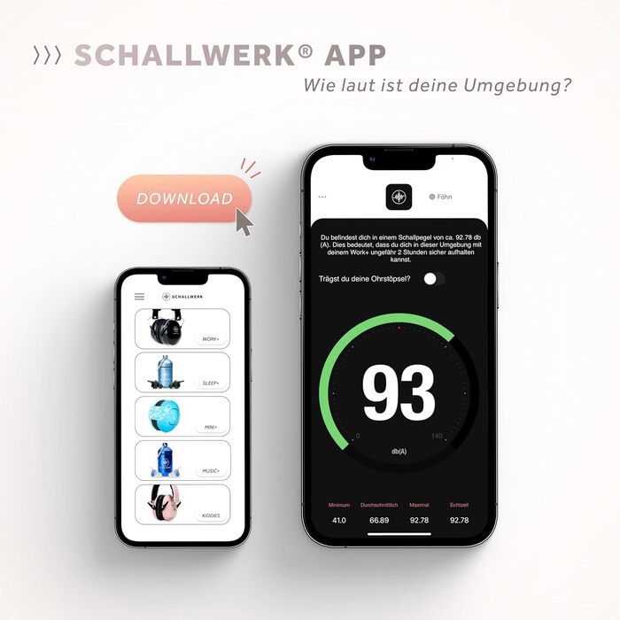 Захисні навушники від шуму для дітей та немовлят Schallwerk® Mini+ (Bear Dusty) — високоякісний захист слуху для малюків