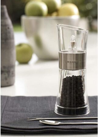 Набір з 2 мельниць для солі та перцю Cole & Mason Flip 180, ручні, акрил, 154 мм, Classic Inverta