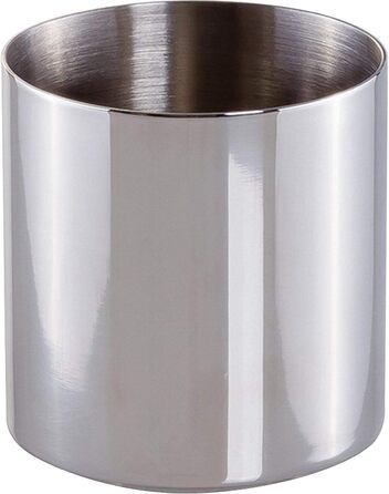 möve Deco Toothbrush Holder 8 x 8 cm Stainless Steel, Silver