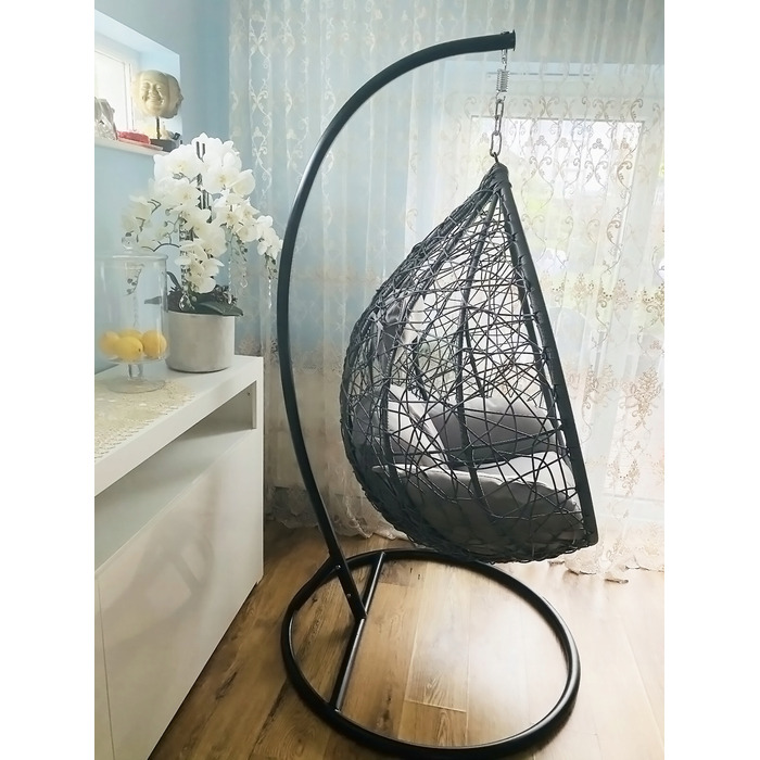 Підвісне крісло-гойдалка Bluegarden, 105 см, витримує до 120 кг