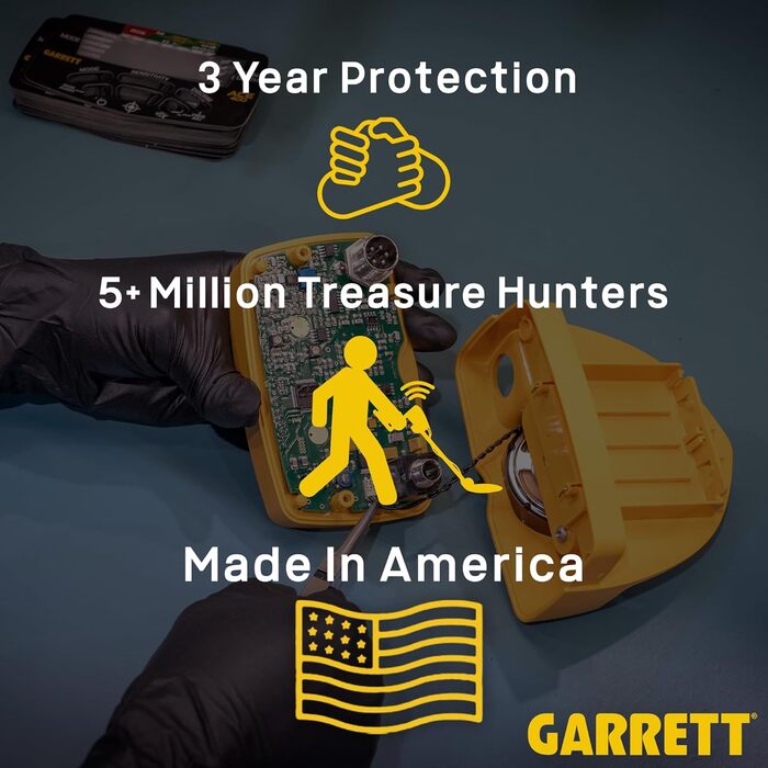 Металодетектор Garrett ACE 300 з водонепроникною котушкою та сумкою для перенесення