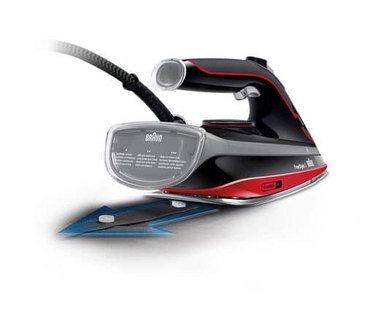 Парова праска Braun SI5057RD 2700 Вт, система захисту від крапель, вертикальне прасування