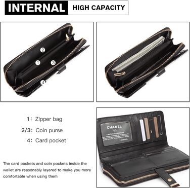 Сумка жіноча Miss Lulu середнього розміру з PU шкіри, сіра+чорна, з плечовим ремінцем для офісу, школи, подорожей та покупок