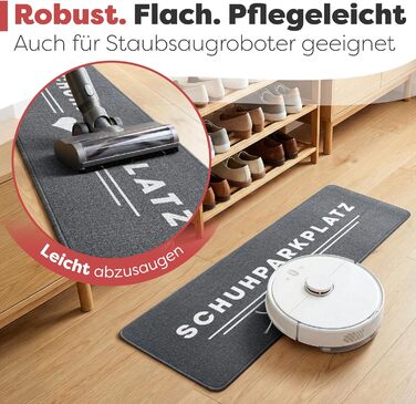 Килимок для дому 40x60 см, стійкий до прання - ідеальний розмір для вхідних дверей. Килимок для дому, килимок з написом 