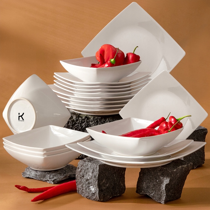 Обідній сервіз Konsimo EPIRI, 18 предметів