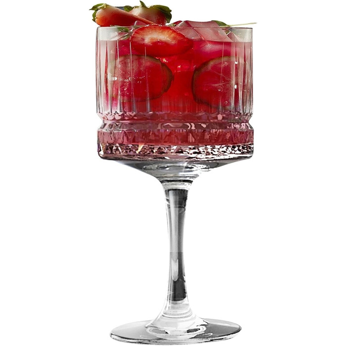 Pasabahce Elysia Pack of 6 Cocktail Glasses, Glass, Transparent, 500 milliliters