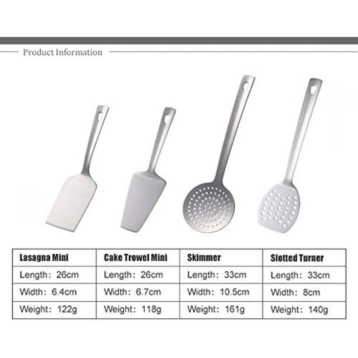 Набір кухонних аксесуарів 12 шт. з нержавіючої сталі, сріблястий. Набір посуду, кухонні інструменти для дому та приготування їжі.