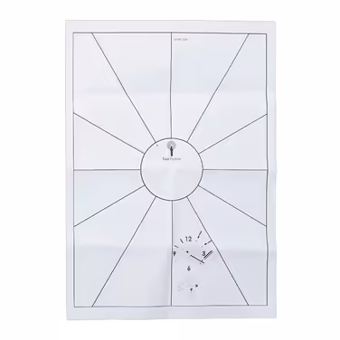 Relaxdays DIY Wall Clock 'Football'