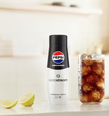 Набір SodaStream: сифонатор Terra + 2 пляшки Fuse + сироп Pepsi Zero 440 мл