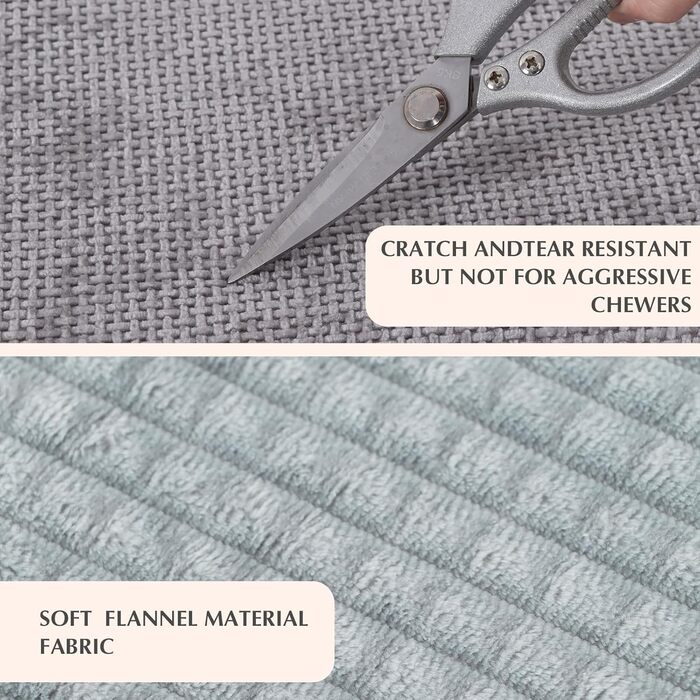 Килимок для собак Vejaoo XZ016 сірий, 60x45 см: миється, м'який, теплий