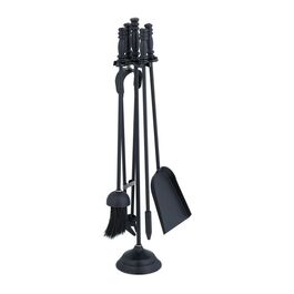 Relaxdays 5-Piece Fireplace Set