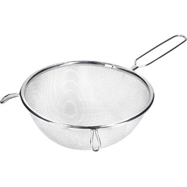 Метальне сито кухонне KitchenCraft з дрібною сіткою, 18 см, нержавіюча сталь