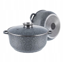 Каструля традиційна Zilner Black Marble, 18 л