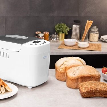 Хлібопекарня Cecotec Brotbackautomat Bread&Co 1500 PerfectCook: 850 Вт, 1,5 кг, 15 програм, таймер, миється, з рецептами