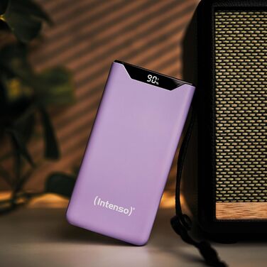 Powerbank Intenso F10000: акумулятор 10000mAh з PD 20W та QC 18W, USB-C та USB-A, жовтий