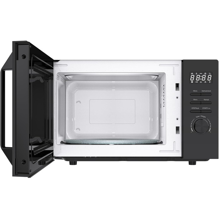 Мікрохвильова піч Daewoo MD-FC206SB 20L, 700W, чорний колір Solo