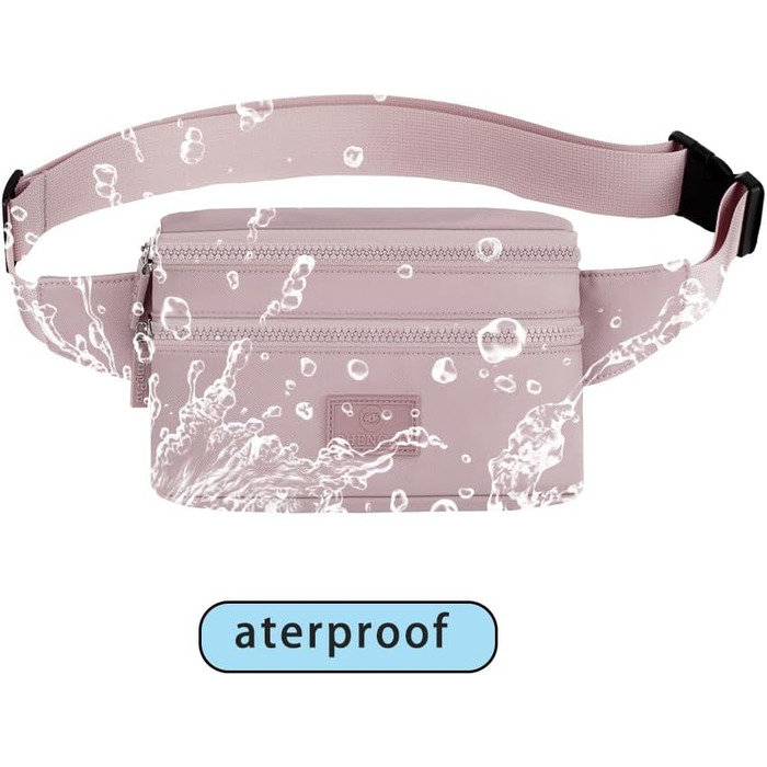 Поясна сумка на пояс для жінок та чоловіків, спортивна, водовідштовхувальна, для бігу (фіолетовий)