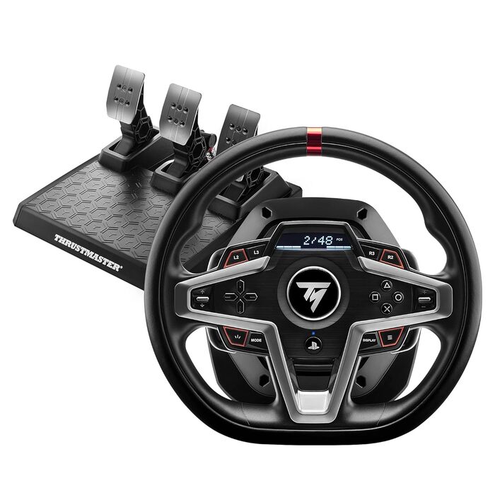 Руль та педалі Thrustmaster T248 Force Feedback для PS5, PS4, PC | Playstation