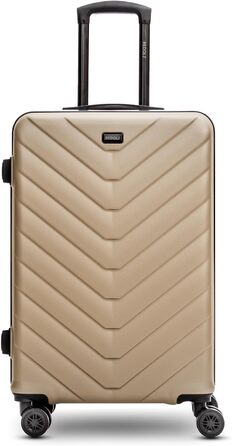 Набір валіз REDOLZ 3 шт. | Легкі дорожні валізи з ABS - для жінок/чоловіків, 4 колеса, TSA-замок (Essentials 07) | Розмір M (67 см)