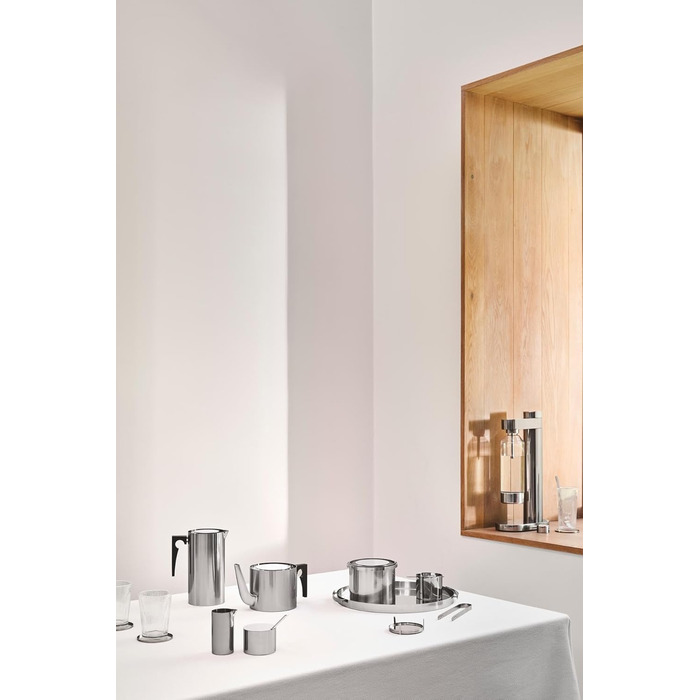 Stelton Arne Jacobsen Цукорниця Cylinda-line з кришкою - нержавіюча сталь, 0.2 л