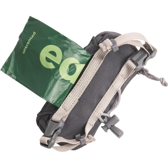 RUFFWEAR Stash Pouch Mini: компактний диспенсер для збору відходів собак, сірий Базальт, 12 x 5.7 см