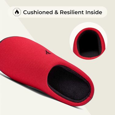 Тапочки зимові Mishansha для чоловіків та жінок, м'які, зручні, з пам'яттю, розмір 36-48 (EU), червоні