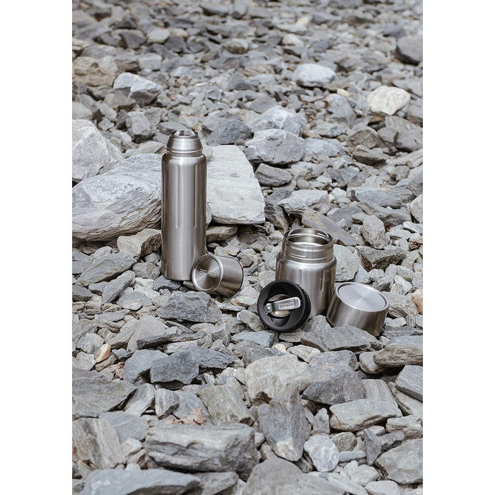 SIGG - Insulated Drinking Bottle - Thermos Flask Gemstone IBT - With Cup - Leak-Proof - Featherlight - BPA-Free - 18/8 Stainless Steel - 0.5L / 0.75L / 1.1L