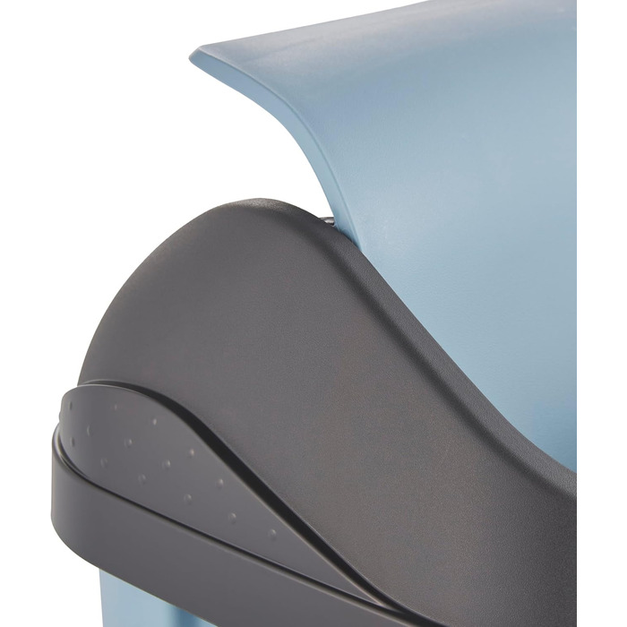 Відро для сміття Keepeer з кришкою-качалкою, Swantje, сірий (Nordic Blue, 25 л)