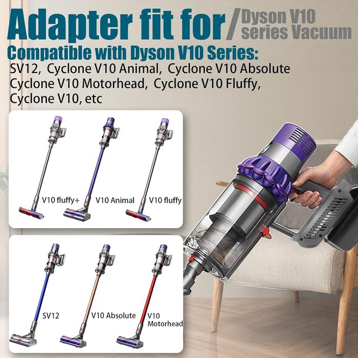 Адаптер для пилососів Dyson V7 V8 від Makita 18V Li-Ion акумулятора (MT18V10)
