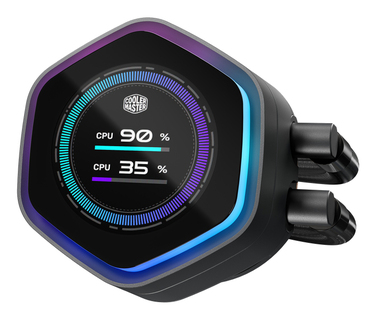 Система рідкого охолодження Cooler Master MasterLiquid 360 Atmos II LCD ARGB, чорна