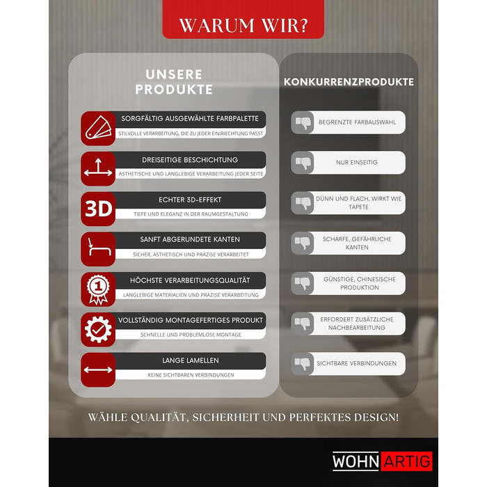 Акустичні настінні панелі з фетру (набір 2 шт.), 275х54 см (1,485 м²), Limited Edition — декоративне оздоблення стін